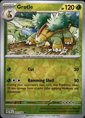 SV05: Temporal Forces #011/162 Grotle Reverse Holo Rare - Image 1 of 2