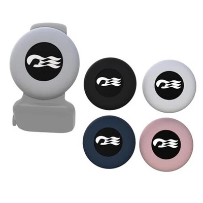 [Pacote com 4] Adaptadores de Relógio Princess Ocean Medallion - Preto/Branco/Rosa/Azul Escuro - Imagem 1 de 4