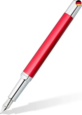 STAEDTLER Füllhalter triplus 474 F, Farbe Roaring Red, hochwertiges  - Bild 1 von 4