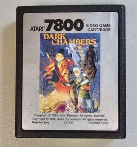 Dark Chambers Atari 7800 TESTED GOOD (SEE PICS) Authentic Original - Picture 1 of 5