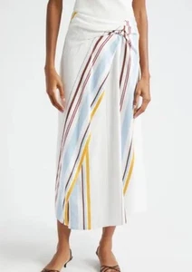 ALC Clara Midi Skirt Variegated Stripe Women’s Size 4 - Picture 1 of 10