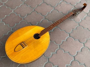 Rare! Kobza BASS 4 strings original Concert vintage Ukrainian folk Instrument - Picture 1 of 21