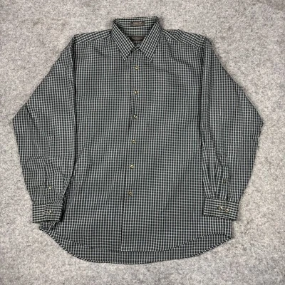 Рубашка VanHeusen без складок широкая ткань с длинным рукавом на пуговицах мужская большая - Изображение 1 из 4