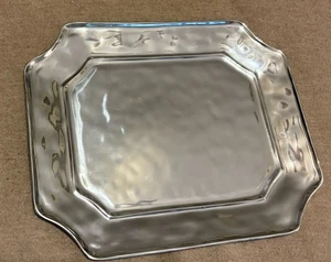 Beatriz Ball Silver GIFTABLES Soho Lucca Rect. Tray Platter 8.5 x 7 Mexico 7482 - Picture 1 of 13
