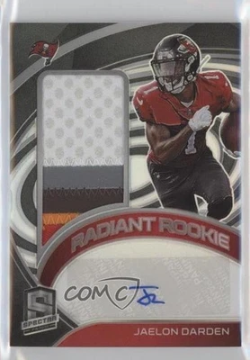 2021 Spectra Radiant Rookie Signatures /99 Jaelon Darden RPA Patch Auto RC - Image 1 of 2