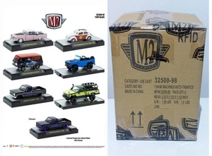 AUTO THENTICS 6 PC CAR SET RELEASE 98 IN CASES 1/64 DIECAST M2 MACHINES 32500-98 - Picture 1 of 10