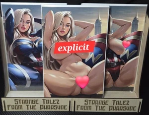 WAIFU CHRONICLES #1 SET CVR-A CVR-B CVR-C KATYA SINYUKHINA CAPTAIN AMERICA - Picture 1 of 4