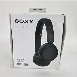 Sony WH-CH520 Wireless Bluetooth On-Ear Headphones - Black - Picture 1 of 6