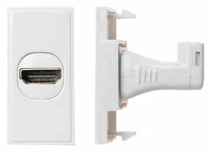 ANTIFERENCE - Penyesuai HDMI ke HDMI Sudut Kanan, Putih - Picture 1 of 1