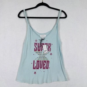 Current Elliott Super Loved Twisted Tank Blue Size 1 Small Casual Colorful USA - Picture 1 of 10