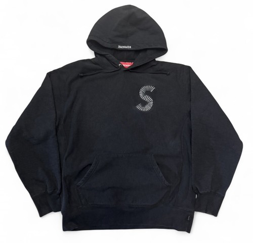 Felpa con cappuccio Supreme A I 20 nera taglia media