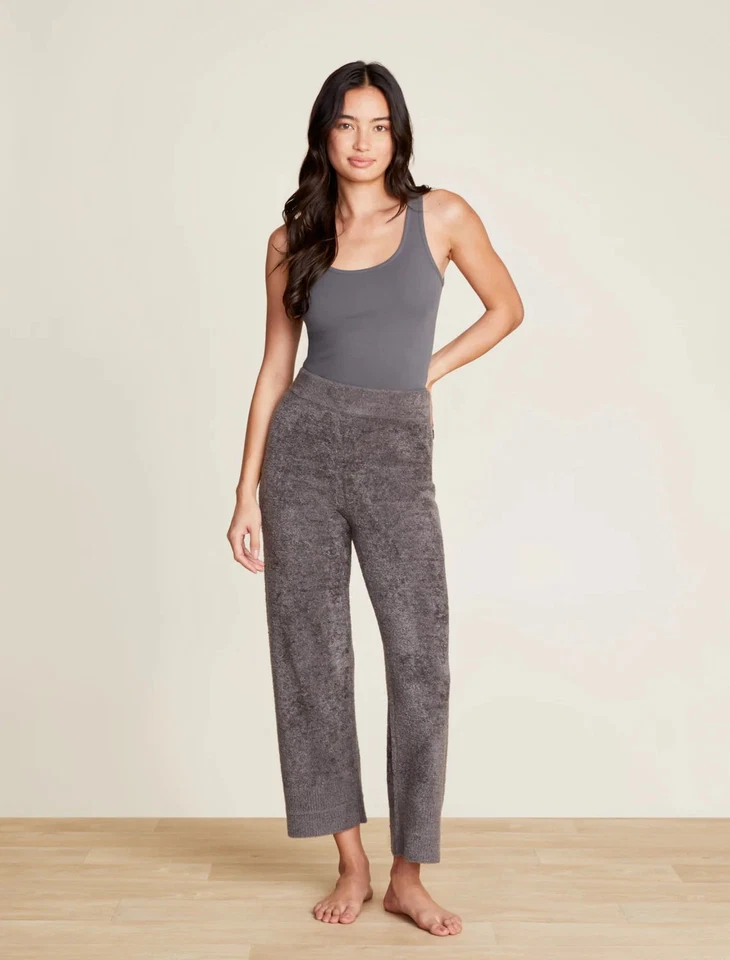 Barefoot Dreams Size XS CozyChic Lite Ribbed Culotte Lounge Pants Gray - Image 1 of 4