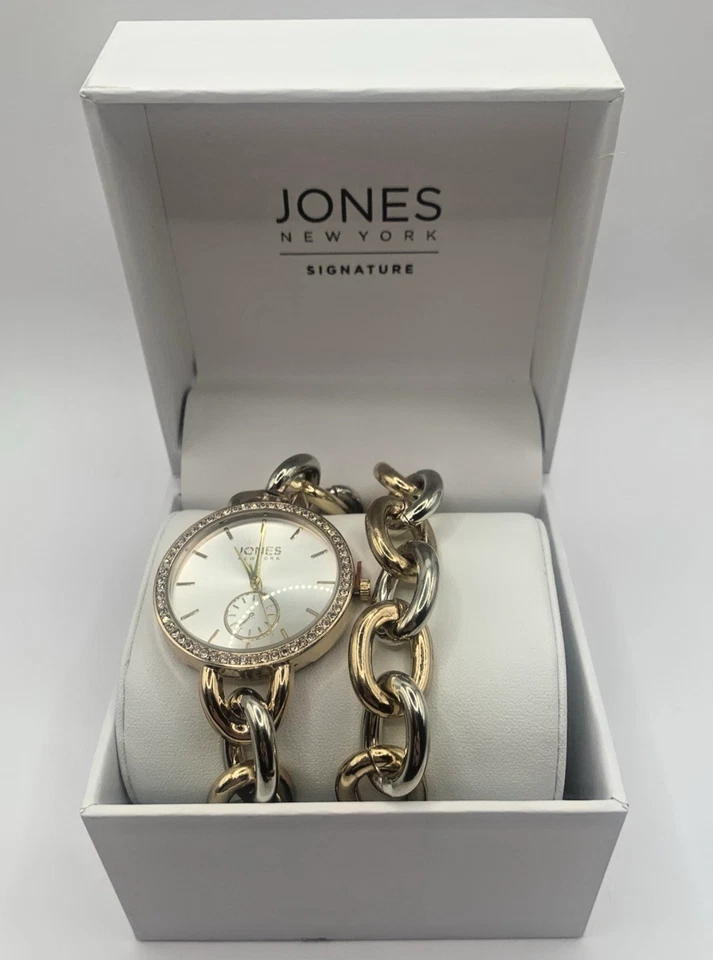 Juego de reloj y pulsera Jones New York para mujer Foto 1 de 3