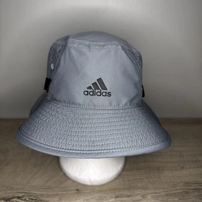 Adidas Sombrero Cubo Adulto Talla Única Gris Azul Informal Patinador Clásico Aeroready Foto 1 de 4