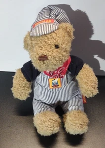 VINTAGE Thomas & Friends Plush Train Conductor Teddy Bear 10" Prestige 2003 - Picture 1 of 6
