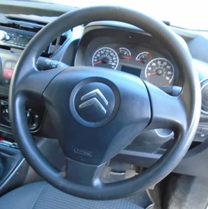 14 CITROEN NEMO 1.3 HDI STEERING WHEEL WITH SRS 07-15 BREAKING CAR - Picture 1 of 4