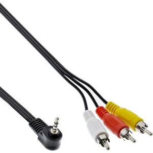 InLine® Audio/Video Kabel, 3,5mm 4pol Stecker auf 3x Cinch Stecker - Bild 1 von 1