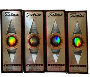 Titleist Pro V1x Golf Balls 4-3 Packs  Marked 1-4 New - Picture 1 of 7