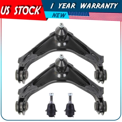 Juego de 2 brazos de control superiores delanteros rótulas inferiores para Hummer H2 2003-2009 Foto 1 de 4