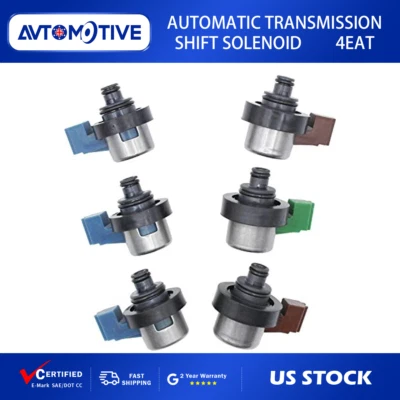 4EAT 6pcs Automatic Transmission Shift Solenoid for Subaru Forester Outback - Image 1 of 4