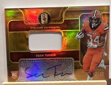 2023 Chronicles Draft Picks SEAN TUCKER *Gold Standard Relic RPA Auto RC!* 02/25