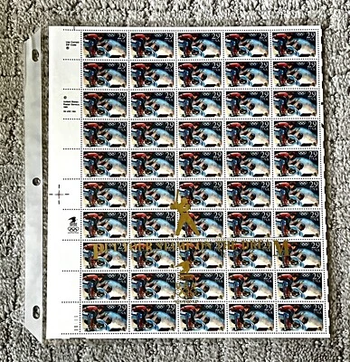 US Stamps SC# 2619 Olympic Baseball 29c sheet of 50 MNH 1992 - Image 1 of 3