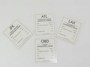 Tarjetas de escritura de aeropuerto de repuesto - Monopoly Electronic Banking Edition - Imagen 1 de 3
