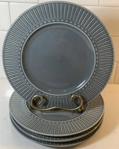 4 Mikasa Italian Countryside Graphite Salad Plates 9” - Picture 1 of 10