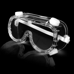 1x Schutzbrille Klarglas Schutzbrille Labor Arbeit Antibeschlag Gummiband - Bild 1 von 1