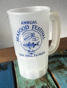 Taza Oak Hill, Florida Festival Anual de Mariscos Años 80 De Colección Florida Central - Imagen 1 de 11