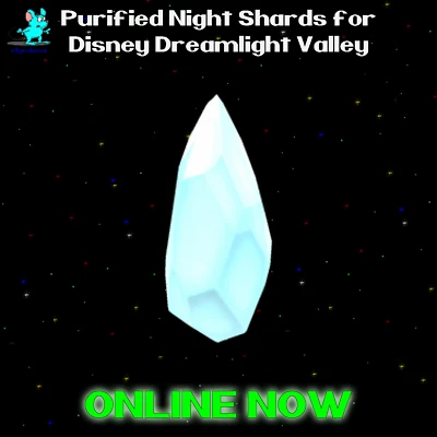 🌜 42 x 50 Purified Night Shards for Disney Dreamlight Valley ❇️ ONLINE ❇️ 🌜 - Image 1 of 2