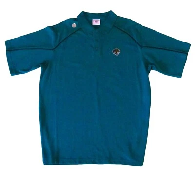 Polo de algodón vintage de la NFL Jacksonville Jaguars para hombre - talla XL - nuevo - verde azulado Foto 1 de 2