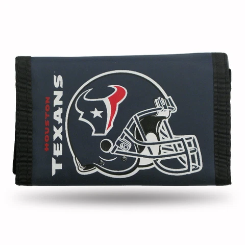 NFL Rico Industries Nylon Trifold Wallet Houston Texans Cover