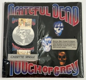 GRATEFUL DEAD ~ TOUCH OF GREY ~ SPECIAL GREY CASSETTE SINGLE & TWO SIDED POSTER - Picture 1 of 6
