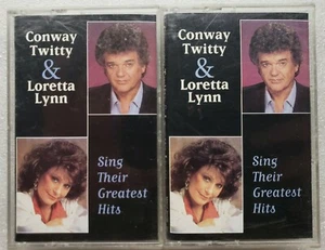 Conway Twitty and Loretta Lynn Sing Their Greatest Hits Two Cassette Set - Picture 1 of 5
