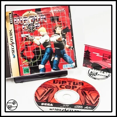 SEGA SATURN VIRTUA COP バーチャコップ Japanese - Image 1 of 4