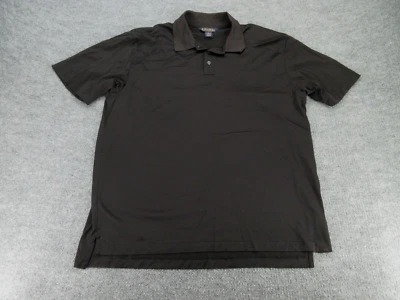 Camisa Polo Brooks Brothers Para Hombre XL Negra Rendimiento Tejida Manga Corta Adulto XL Foto 1 de 4