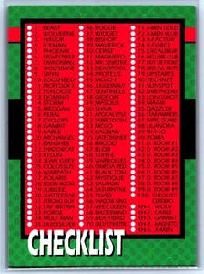1992 Marvel Impel - X-Men Jim Lee - Checklist #100 - Picture 1 of 2