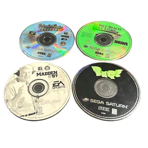 Bug Pebble Beach Golf Links Madden 97 Sega Saturn Video Game Lot Disc Only - Picture 1 of 4