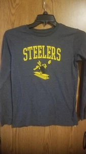 Pittsburgh Steelers Old Logo Longsleeve T Shirt Youth XL 14/16 - Picture 1 of 1