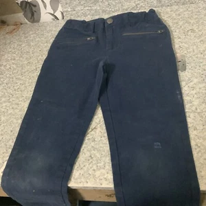 ☀️ (6) Cat & Jack Wide Leg Crop Straight Fit Uniform Pants - Vintage - Picture 1 of 2