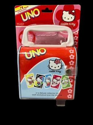 2003 Hello Kitty Uno Deluxe Collector Tin Sanrio Extremely RARE Sealed!!! -C2 - Image 1 of 2