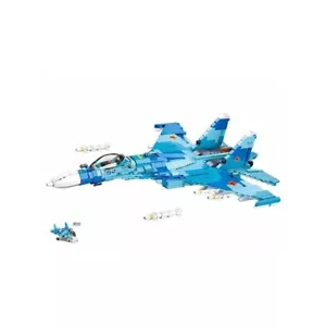 Military Bricks Blocks SU-27 Russian Fighter - Picture 1 of 5