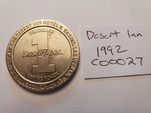 VINTAGE LAS VEGAS $1 GAMING TOKEN - 1992 DESERT INN - C00027 - Bild 1 von 2