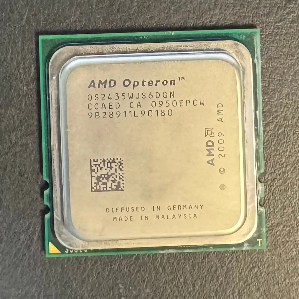 OS2435WJS6DGN AMD Opteron 2435 6 CORE 2.6GHZ 6MB 2.2MHZ Processor - Image 1 of 1