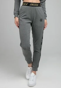 SikSilk Womens Redux Track Pants - Grey UK10 Small - Picture 1 of 2