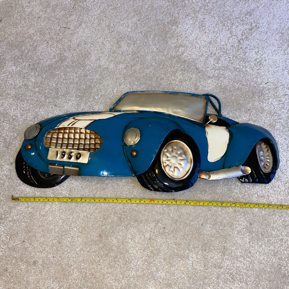 Metal AC Shelby Cobra Muscle Car Placa Metal Pared Arte Pieza 60cm Hombre Cueva Foto 1 de 1