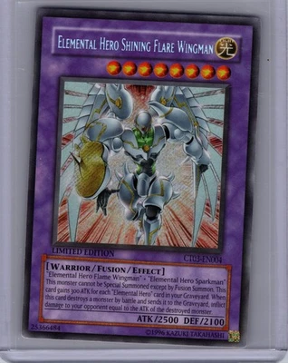 Yugioh 2006 #CT03-EN004 Elemental HERO Shining Flare Wingman NM - Image 1 of 2