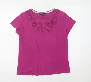 Maine New England Pink Women's Size 14 Basic T-Shirt - Picture 1 of 12