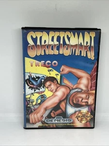 Street Smart Sega Genesis con custodia manca manuale spedizione gratuita testato - Foto 1 di 6